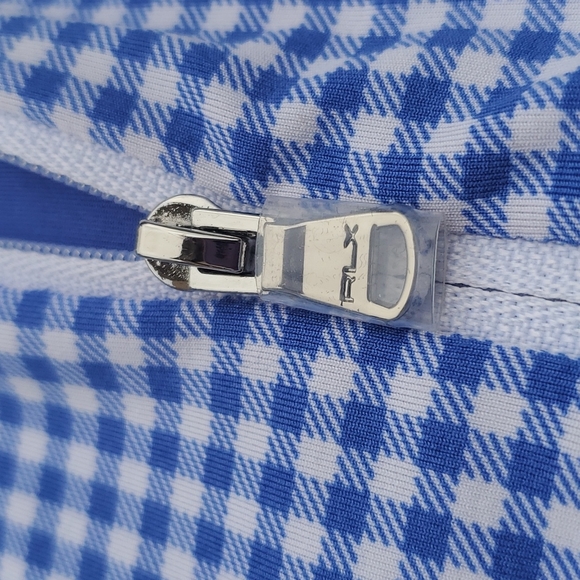 Polo Ralph Lauren Golf II Pullover Blue Gingham UPF 40+ Long Sleeve Top 6X Youth - Picture 5 of 9
